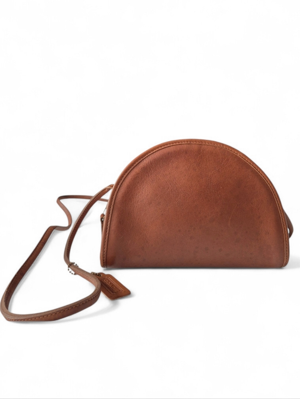 Vintage Coach Leather Kimball Zip Crossbody Bag
